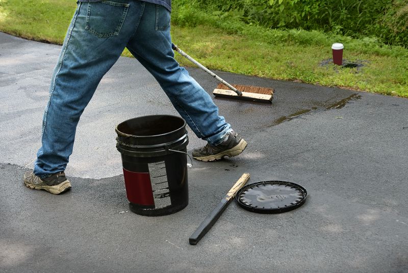 Driveway Slurry Sealing